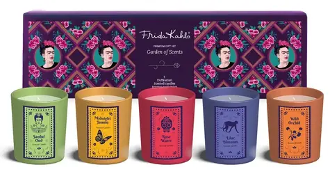 Frida Kahlo Garden of Scents / Vonná sviečka / Sada 5 ks / 45 g