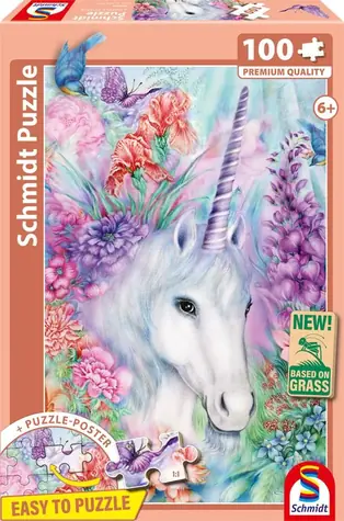 Schmidt Puzzle Krása jednorožca / 100 dielikov / 24,3 x 36,1 cm