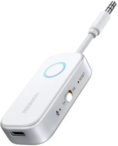 Ugreen Bluetooth vysielač biela / Bluetooth vysielač / Bluetooth 5.4
