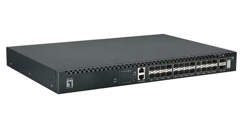LevelOne XQS-3126 / Switch / 24x 10G SFP+ / 2x 100G QSFP28 / Managed L3 / 19"
