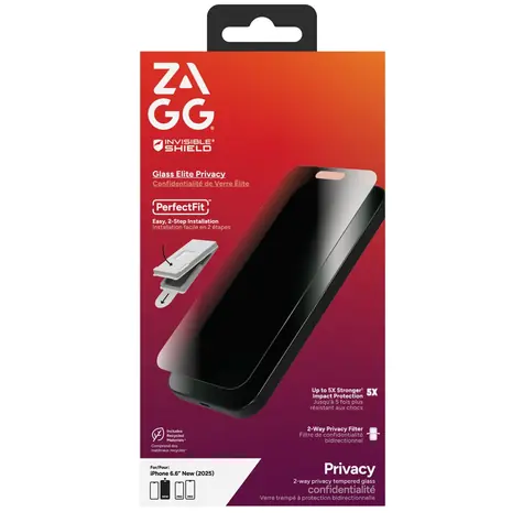 ZAGG Glass Elite Privacy / Ochranné sklo / Privacy filter / Apple iPhone Air