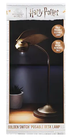 PALADONE Stolová lampa Zlatonka Harry Potter / Polohovateľná / USB-C napájanie