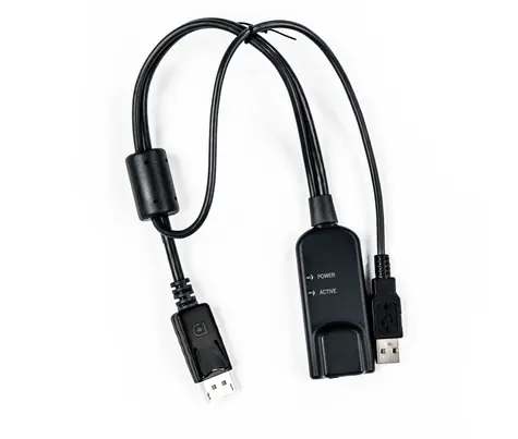 Vertiv Server Interface Modul čierna / Prístupový modul KVM / DisplayPort / USB / kábel 0,36 m