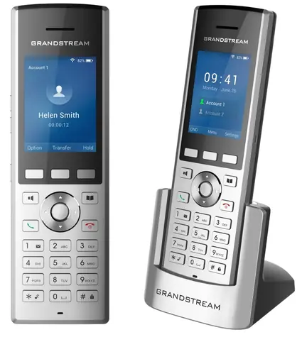Grandstream WP820 / WiFi IP telefón / 2,4 "farebný displej / 2 SIP účty / video hovor / Bluetooth