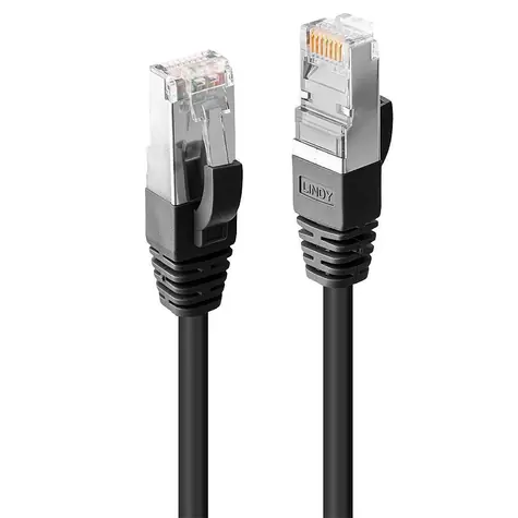 Lindy Cat6 S/FTP 3 m čierna / Patch kábel / RJ-45 / 250 MHz