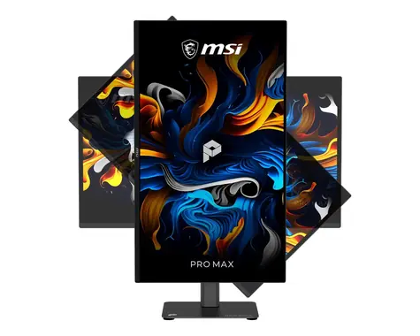 26,5" MSI PRE MAX 271UPX12G čierna / Monitor / QD-OLED / 4K UHD / 120Hz / 0,03ms / HDMI+DP+USB-C / VESA