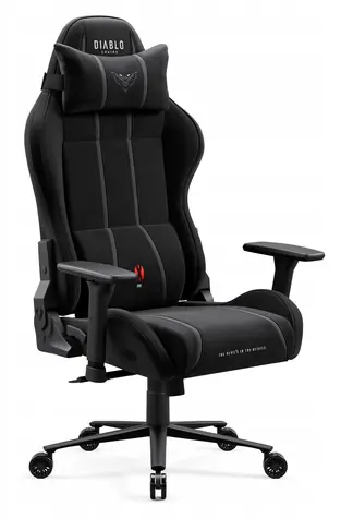 Diablo X-One 2.0 Normal čierna / Herná stolička / nastaviteľná / látková