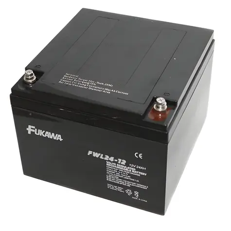 Fukawa FWL24-12 / Olovený akumulátor / AGM / 12V / 24Ah / M5 / životnosť 10 rokov