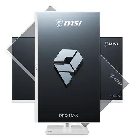 MSI PRE MAX 27TP Z 8MG-003XEU biela / All-in-one počítač / 27 "FHD T / AMD RYZEN 7 255 / 16GB / 512GB SSD / Bez OS