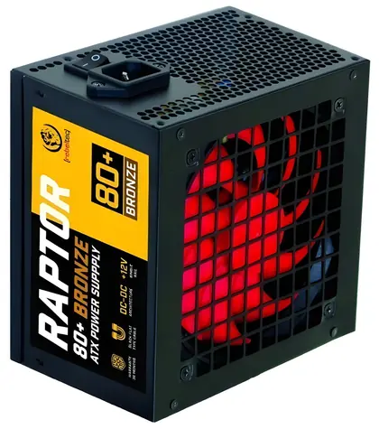Rebeltec RAPTOR 800W / Zdroj / 800W / ATX / 80 PLUS Bronze / Aktívny PFC / 120 mm