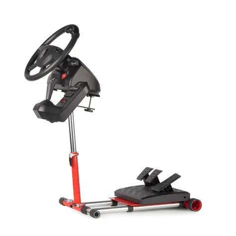Wheel Stand Pro FARM TRUCK LITE červená / Stojan na volant a pedále / bez RGS modulu / Logitech / Thrustmaster / Fanatec