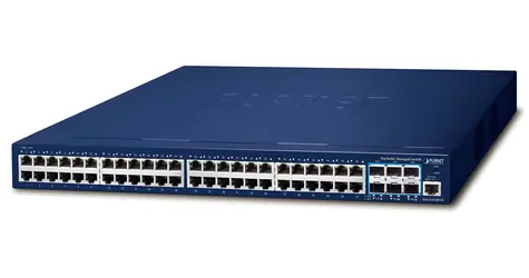 Planet SGS-6310-48T6X / Switch / L3 / 48x 1Gb / 6x 10Gb SFP+ / VSF/Cluster