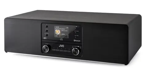 JVC RD-E984B čierna / Mikrosystém / CD / DAB+ / Bluetooth 5.2 / Wi-Fi