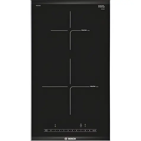 BOSCH PIB375FB1E čierna / Indukčná varná doska / Domino 30 cm / 2 zóny / Dotykové ovládanie / 3700 W