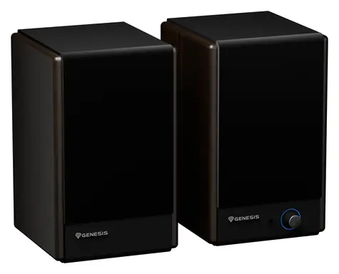 Genesis Arsen 402BT hnedá / Reproduktory / 2.0 / Bluetooth 5.3 / 60 W / Jack 3.5 mm