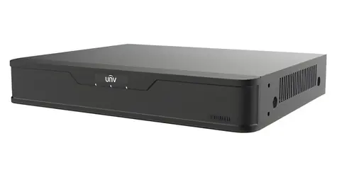 Uniview NVR301-08B-P8-IQ / Rekordér / 8 kanálov / 8x PoE / až 12 MPx / 80 Mbps / HDMI + VGA / UMD / SIP