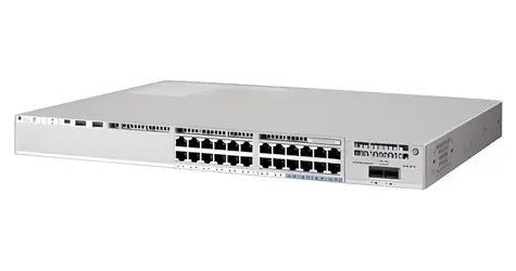 Cisco Catalyst 9200L-24P / Switch / 24x RJ-45 10/100/1000 (8x mGig) / PoE+ / 2x25G Uplink / Network Essentials