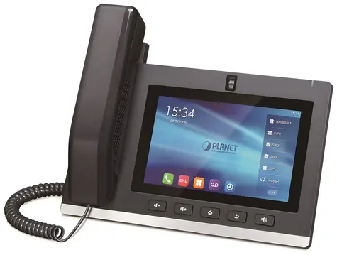 Planet ICF-2000 čierna / SIP videotelefón / 7 "LCD / Android 9.0 / PoE / WiFi / H.264