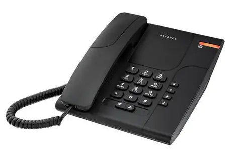 Alcatel Temporis 180 čierna / Analógový telefón / Nástenná montáž