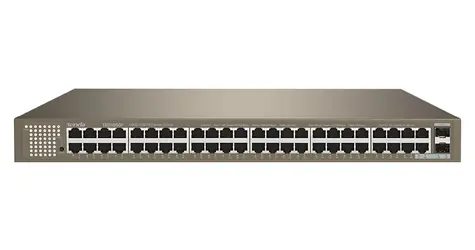 Tenda TEG1050F / Switch / 48x Gigabit RJ45 + 2x SFP / Fanless / Rackmount / VLAN