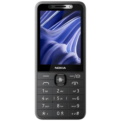 Nokia 215 4G 2nd Edition čierna / Tlačidlový telefón / Dual-SIM / 2,8" QVGA / LTE / 1450 mAh