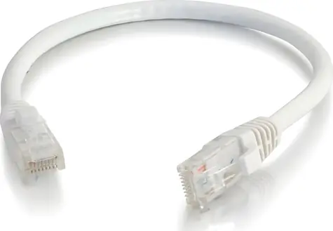 C2G Patch kábel CAT6 RJ45-RJ45 5 m biela / Patch kábel / UTP / Snagless / PVC