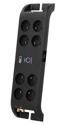 Emos F5183 / Prepäťová ochrana / 8x zásuvka / 3 m / 1800 J / čierna