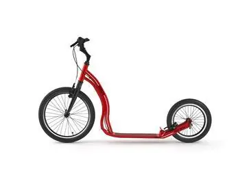 Yedoo Kolobežka Alloy RODSTR Y30 červená / 20"/16" kolesá / Hliníkový rám