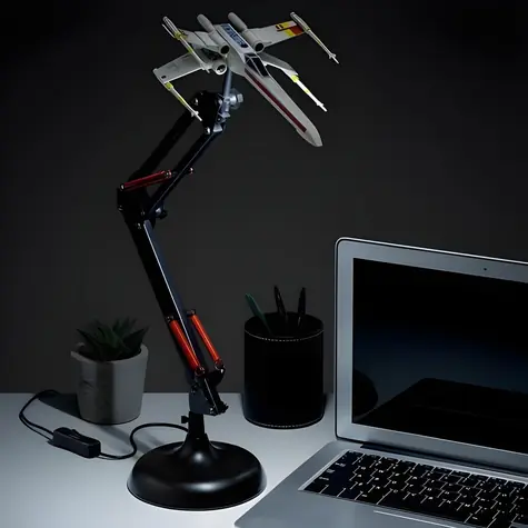 Paladone Star Wars X-Wing / Stolná lampa / LED / USB / flexibilné rameno