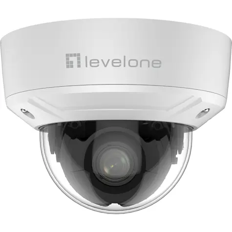 LevelOne FCS-3461 biela / IP kamera / Dome / 2 MP / 4X zoom / H.265 / PoE / IP67