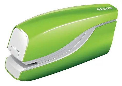 Leitz NeXXt Wow 5566 zelená / Elektrická zošívačka / Kapacita 10 listov / Batériové napájanie