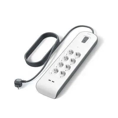 Belkin BSV804vf2M-V2 / Prepäťová ochrana / 8 zásuviek / 2 m kábel