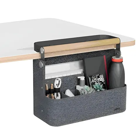 Leitz Závesný stolný organizér s madlom šedá / Organizér / Plsť / 380x190x300 mm / 1,2 kg
