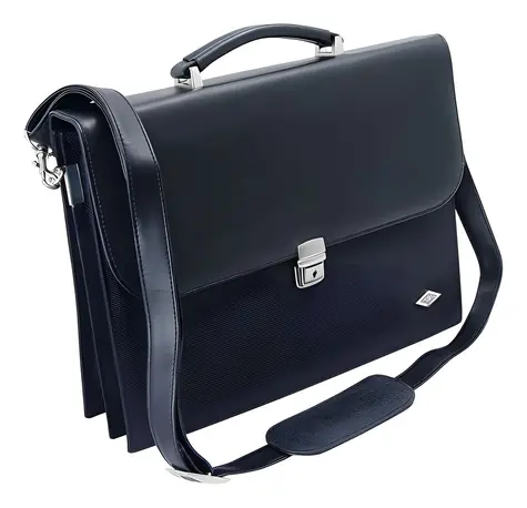 WEDO Aktovka Elegance čierna / Taška / uzamykateľná / ramenný popruh / 36 x 13 x 27 cm