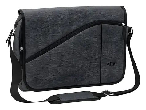WEDO Taška Messenger College šedá / Taška na notebook / 15,6" / polyester / nastaviteľný popruh