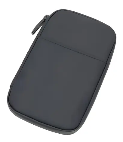 TROIKA Black Tech Traveller čierna / Cestovný organizér / polyester / vodeodolný IPX4