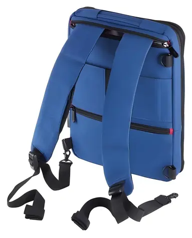 Troika SAFTSACK modrá / Business batoh / na notebook 13 "/ USB Port / polyester