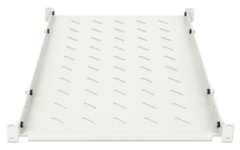 Intellinet 714136 šedá / Polica pre RACK 19" / hĺbka 750 mm / 1U / nosnosť 20 kg