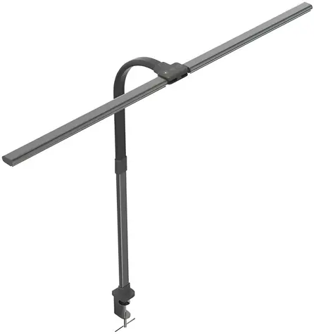 Avide LED stolná lampa duohlavá čierna / Stolná lampa / stmievateľná / 1100lm / 18W / IP20