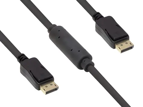 Good Connections DP1.2 - 15 m čierna / Prepojovací kábel / DisplayPort-DisplayPort / 4K UHD 60Hz / Aktívny