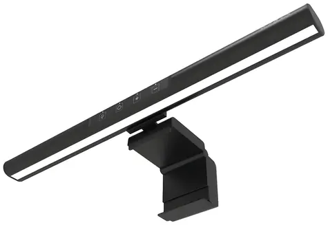 Nedis LED svetelná lišta na monitor čierna / Svetelná lišta / 40 cm / 80 LED / 60 lm / stmievateľná