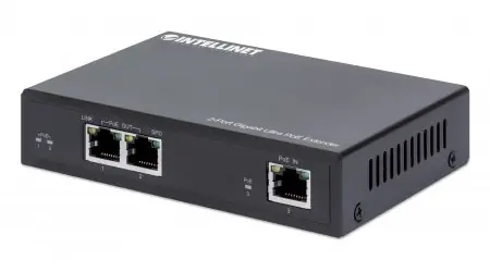 Intellinet Gigabit Ultra PoE-Extender 60W / PoE+ extender / 2- Port / 1000 Mbps / dosah až 200 m