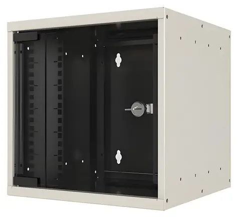 EFB WGB-1006WS.30 biela / Nástenný rozvádzač / 10" / 6U / 312x304x300 mm / IP20