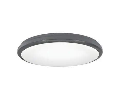 Nova Luce TOMMY R TOP GREY sivá / Stropné svietidlo / IP54 / 30 W