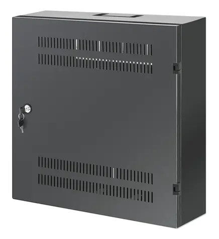 Intellinet Nástenný rozvádzač 4U 540x550 mm čierna / Rozvádzač / 19" / Uzavretý rám / Nosnosť 60 kg / Kov