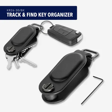 TROIKA Track & Find čierna / Organizér kľúčov / Apple Find My / až 4 kľúče
