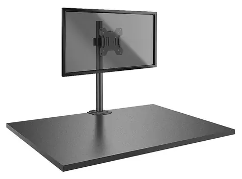 Lindy čierna / Rameno na monitor / krátke / 17-28" / nosnosť 8 kg / náklon -45 - 45 ° / rotácia 360°