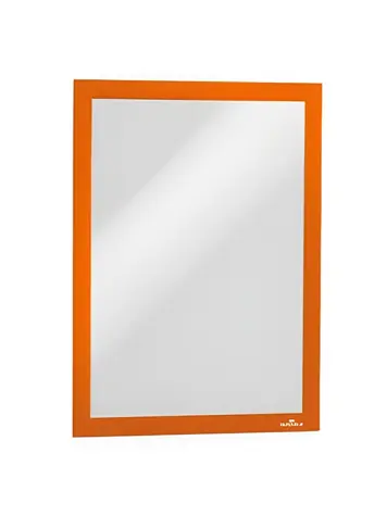 Durable Duraframe A4 oranžová / Prezentačný rám / Samolepiace / 2 ks