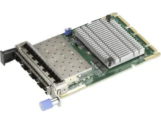 SuperMicro AOC-ATG-I4SM / Sieťová karta / 4X 10GbE SFP+ / OCP3 / AIOM 0,5U / Intel X710-BM2 (Fortville)