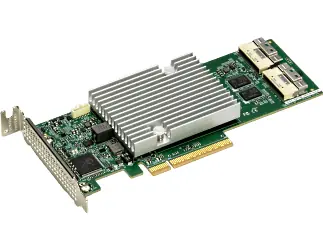 SuperMicro AOC S4116L-H16IR-96DD-O / RAID radič / 4X NVMe + 16x SAS4 / RAID 0,1,5,6,10 / PCIe x8 Gen4 / 4GB cache